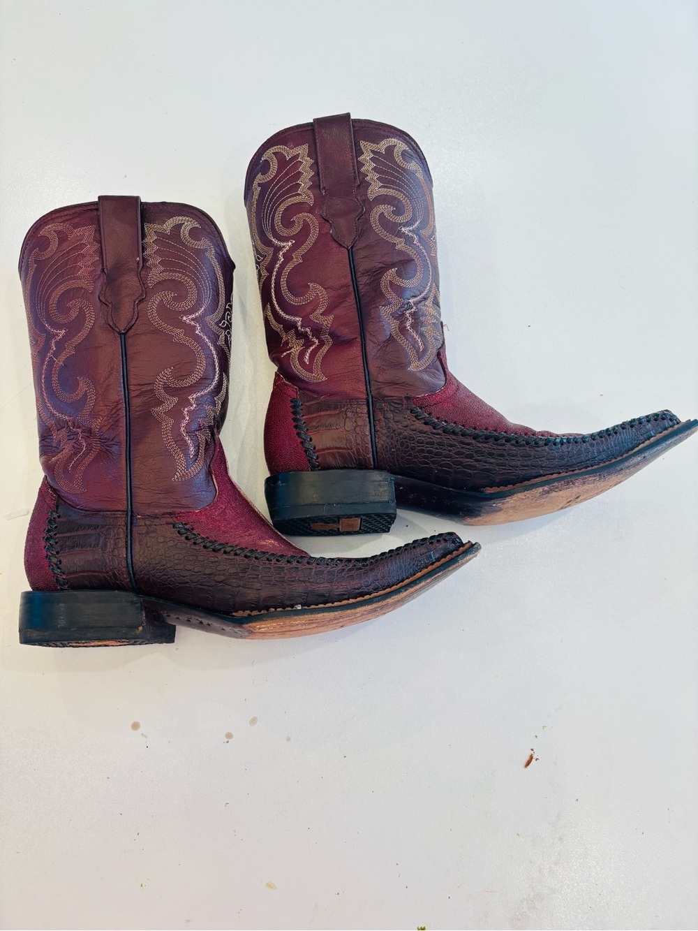 Jar Boots Women's Burgundy Western Boots size 7 - Picture 6 of 17